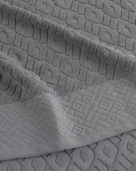 Ručník Lattice 50x90 cm stone grey