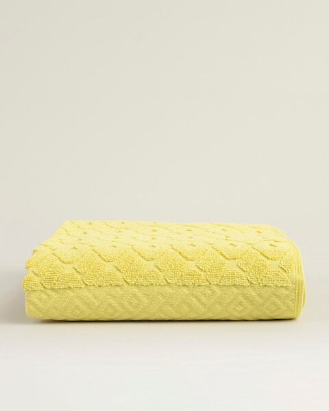 Ručník Lattice 70x140 cm sunny yellow