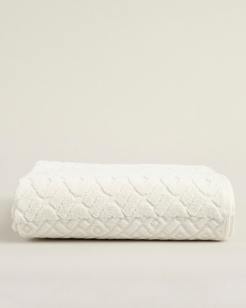 Ručník Lattice 70x140 cm cream pearl