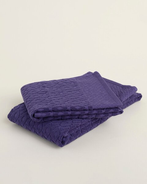 Ručník Lattice 50x90 cm deep violet
