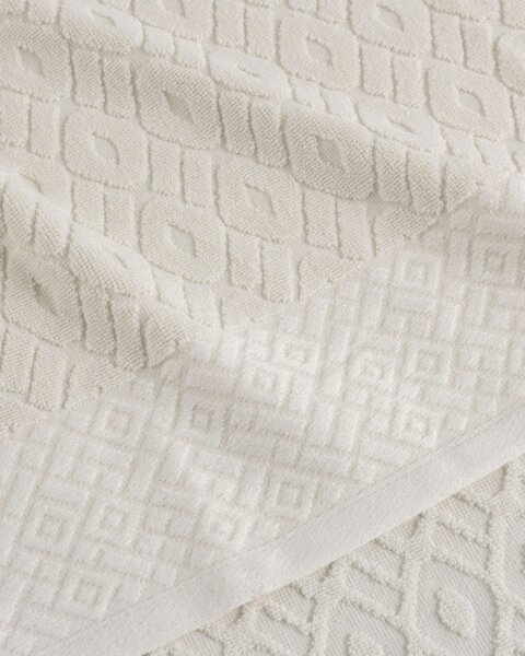 Ručník Lattice 50x90 cm cream pearl