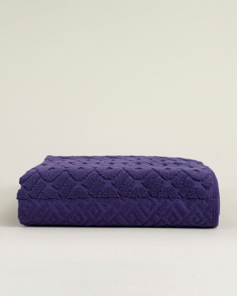 Ručník Lattice 70x140 cm deep violet