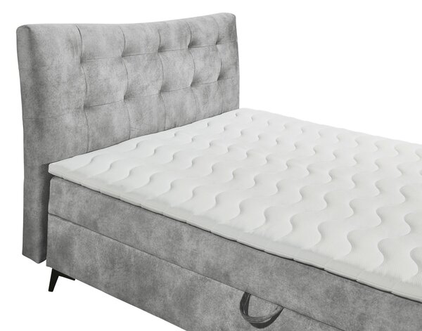 AMERICKÁ POSTEL, 180/200 cm, šedá MID.YOU - Postele s úložným prostorem, Online Only