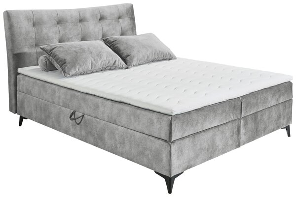 AMERICKÁ POSTEL, 180/200 cm, šedá MID.YOU - Postele s úložným prostorem, Online Only