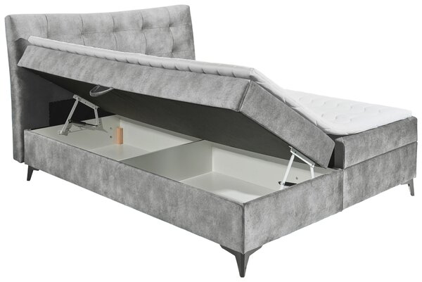 AMERICKÁ POSTEL, 180/200 cm, šedá MID.YOU - Postele s úložným prostorem, Online Only
