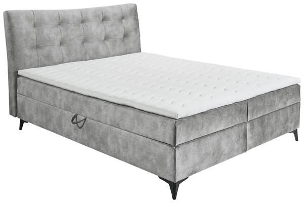 AMERICKÁ POSTEL, 180/200 cm, šedá MID.YOU - Postele s úložným prostorem, Online Only