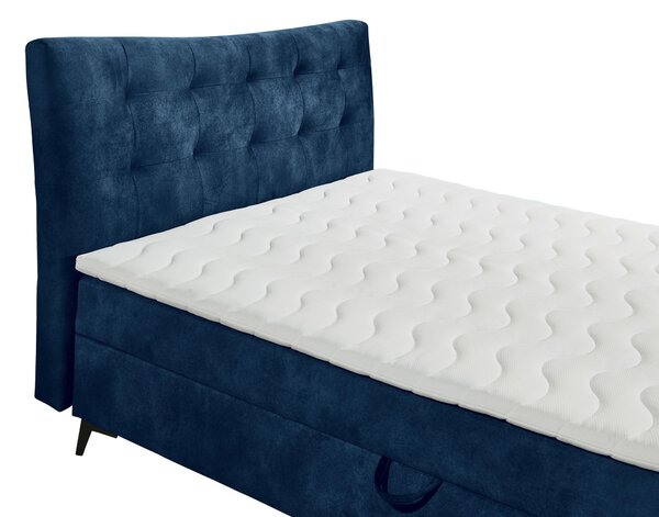 AMERICKÁ POSTEL, 180/200 cm, modrá MID.YOU - Postele s úložným prostorem, Online Only