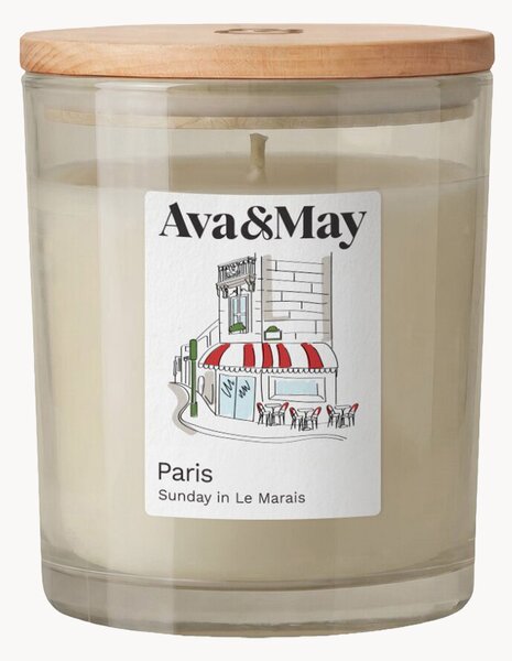 Vonná svíčka Paris (bergamot, jasmín a růže)