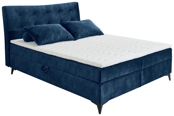 AMERICKÁ POSTEL, 180/200 cm, modrá MID.YOU - Postele s úložným prostorem, Online Only