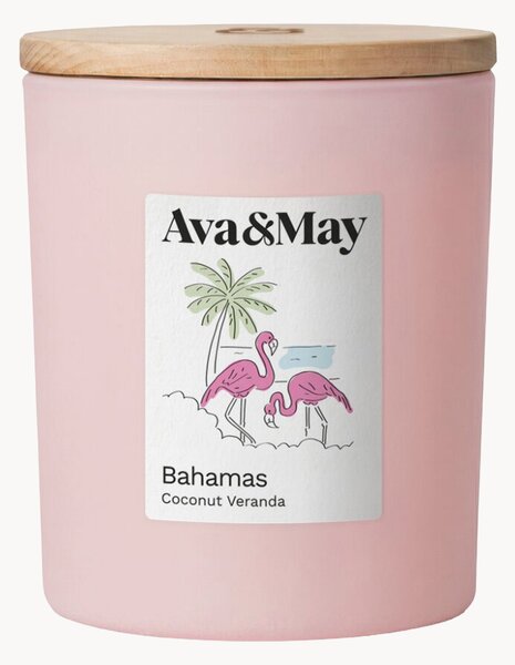Vonná svíčka Bahamas (kokosový ořech, vanilka a monoi)