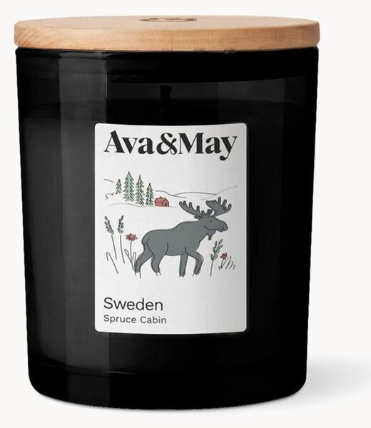 Vonná svíčka Sweden (pižmo, cedr a santalové dřevo)
