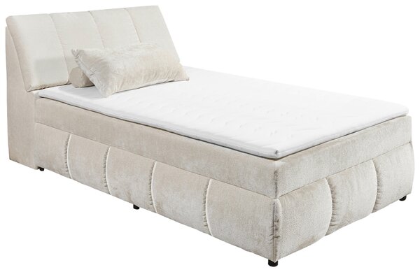 AMERICKÁ POSTEL, 120/200 cm, béžová MID.YOU - Postele s úložným prostorem, Online Only