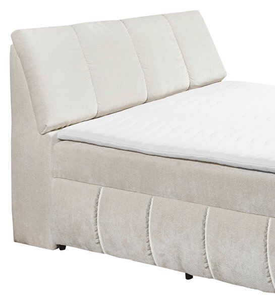 AMERICKÁ POSTEL, 120/200 cm, béžová MID.YOU - Postele s úložným prostorem, Online Only