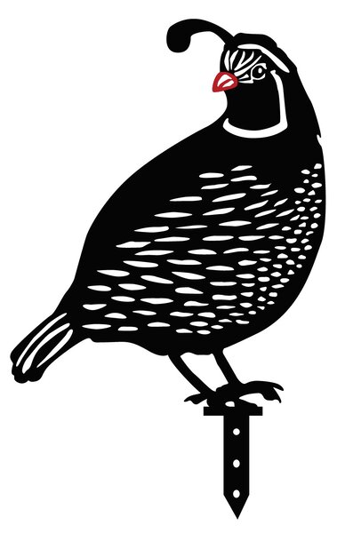 ASIR Dekorativní zahradní doplňky QUAILS černé