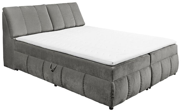 AMERICKÁ POSTEL, 160/200 cm, barvy grafitu MID.YOU - Postele s úložným prostorem, Online Only