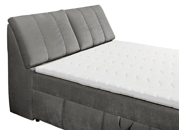 AMERICKÁ POSTEL, 160/200 cm, barvy grafitu MID.YOU - Postele s úložným prostorem, Online Only