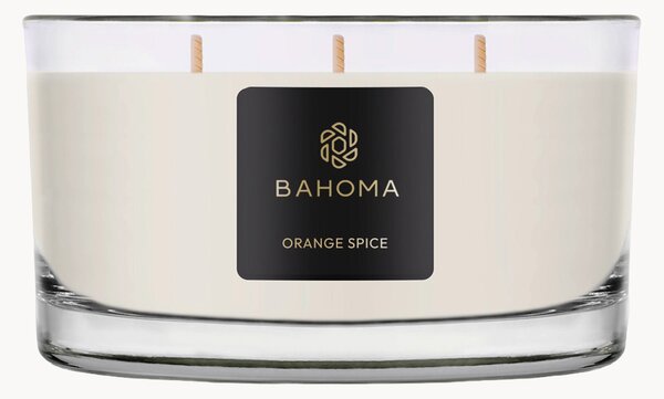 Ručně vyrobená vonná svíčka se třemi knoty Orange Spice (pomeranč, anýz, vanilka)