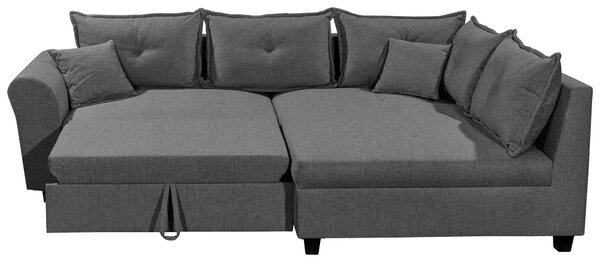ROHOVÁ SEDAČKA, textil, antracitová Livetastic - Sedací soupravy, Online Only