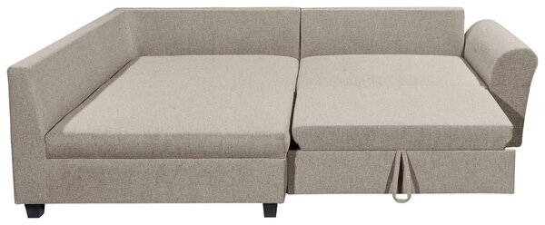 ROHOVÁ SEDAČKA, textil, pískové barvy Livetastic - Sedací soupravy, Online Only