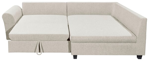 ROHOVÁ SEDAČKA, textil, béžová Livetastic - Sedací soupravy, Online Only