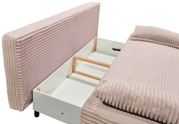 ROZKLÁDACÍ POHOVKA, textil, růžová MID.YOU - Rozkládací pohovky, Online Only