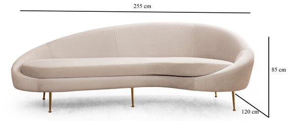 Pohovka Essiena (béžová) (P). Akce -25%