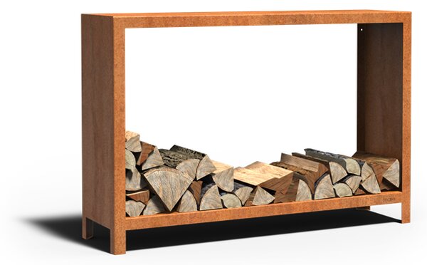 Cortenový dřevník FRAME 600 × 400 × 1 800 mm
