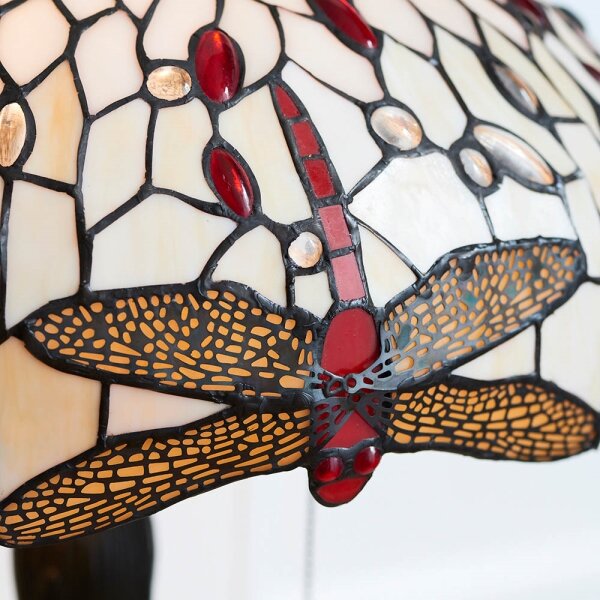 Endon 64085 - Stolní lampa Tiffany DRAGONFLY 2xE27/60W/230V pr. 41 cm
