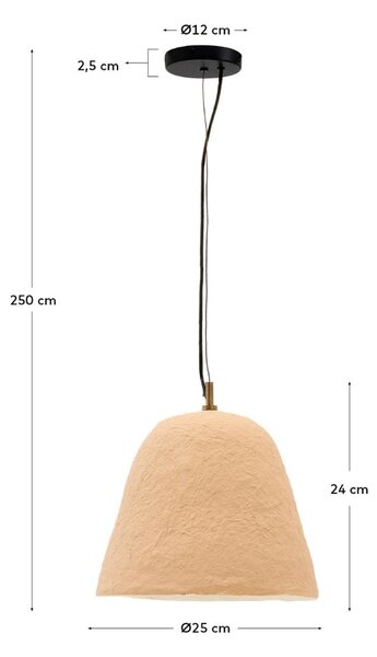 Kave Home Závěsné světlo Lisora 25 cm
