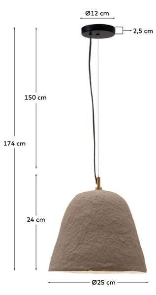 Kave Home Závěsné světlo Lisora 25 cm