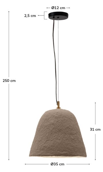 Kave Home Závěsné světlo Lisora 35 cm