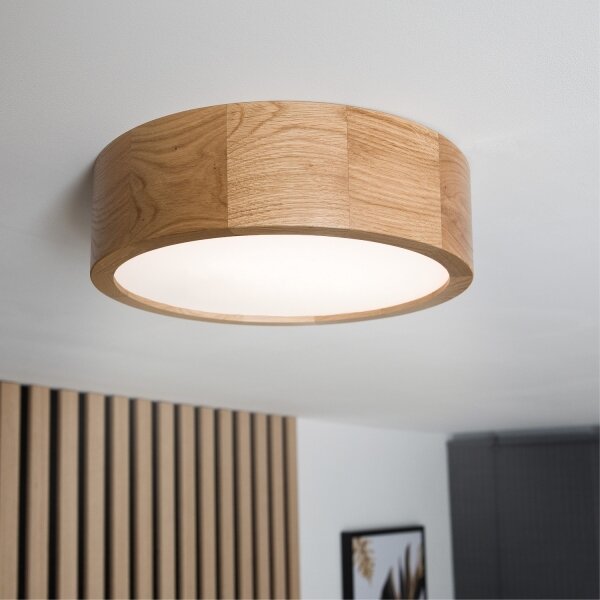 Brilagi - LED Stropní svítidlo CARVALHO LED/20W/230V dub pr. 27,5 cm