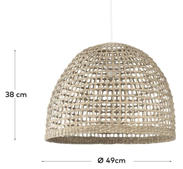 Stínidlo z přírodních vláken Kave Home Cynara 49 cm