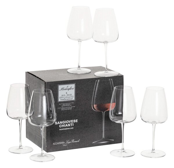 Sklenice na víno Gioco 6 ks. 550 ml