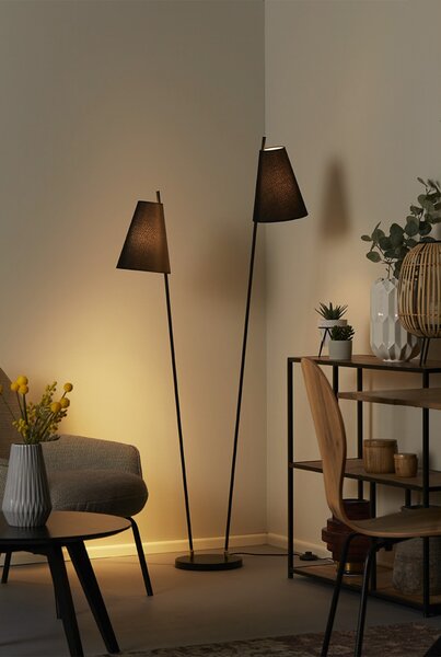 Stojací lampa BULB černá