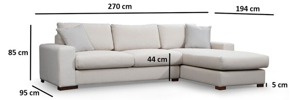 Rohová sedací souprava Lopy 9 (P). Akce -24%