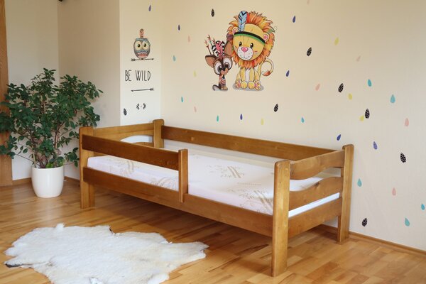 Via-nábytek Dětská postel FIDO Rozměry: 80 x 180, Povrchová úprava postele: Moření odstín dub