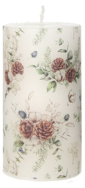 Svíčka Bianca 13cm peonies