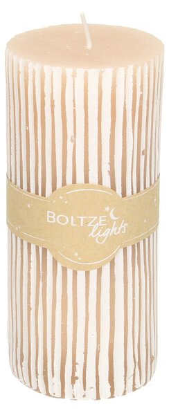 Svíčka Renee 15cm beige