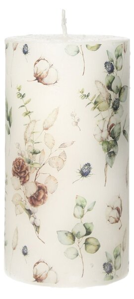 Svíčka Bianca 13cm flowers