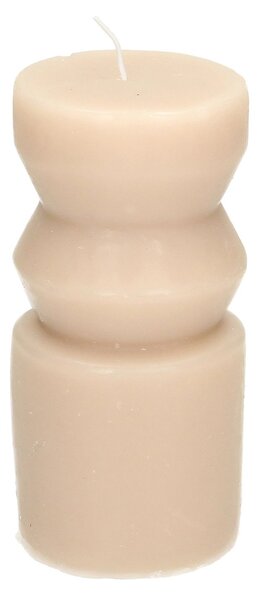 Svíčka Cornelia 14cm beige