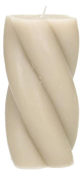 Svíčka Camila 14cm beige