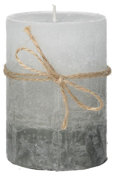 Svíčka Silvia 10cm grey