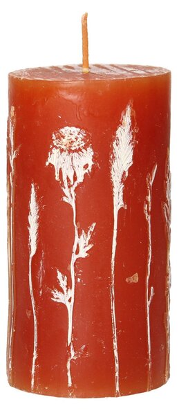 Svíčka Giulia 13cm orange