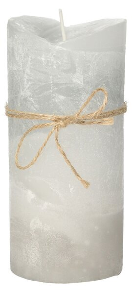 Svíčka Dorotea 15 cm grey cristal