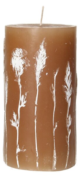 Svíčka Giulia 13cm light brown