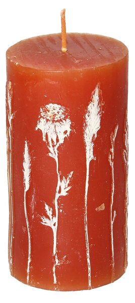 Svíčka Giulia 13cm orange
