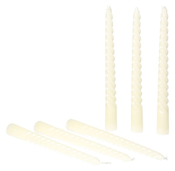 Sada svíček Pazzo 6ks. cream