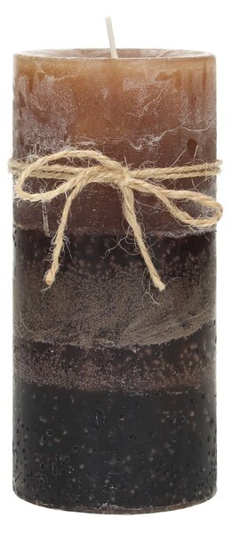 Svíčka Silvia 14cm dark brown