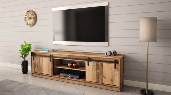 TV stolek Sarinero, Barva: černý / černý lesk 5903211164927